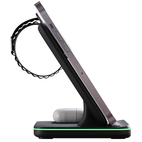 3 in 1 Wireless Charger, Apple Charging Station for Apple iPhone, Apple Watch, and AirPods