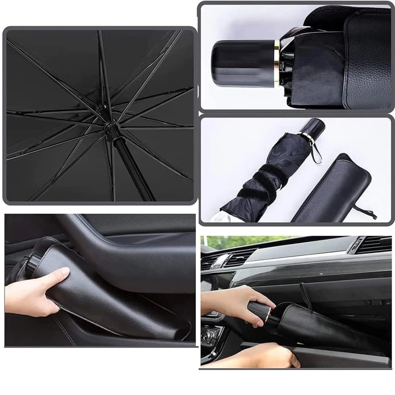 Car Windshield Sunshade Foldable Front Window Cover