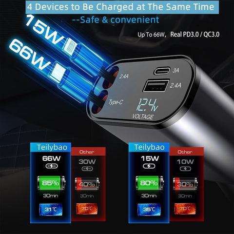 Retractable Car Charger