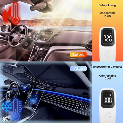 Car Windshield Sunshade Foldable Front Window Cover