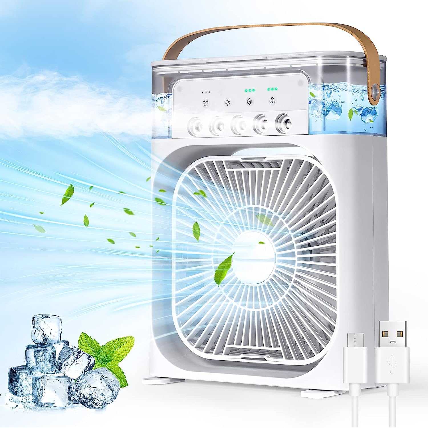 Cooling Fan With Ice