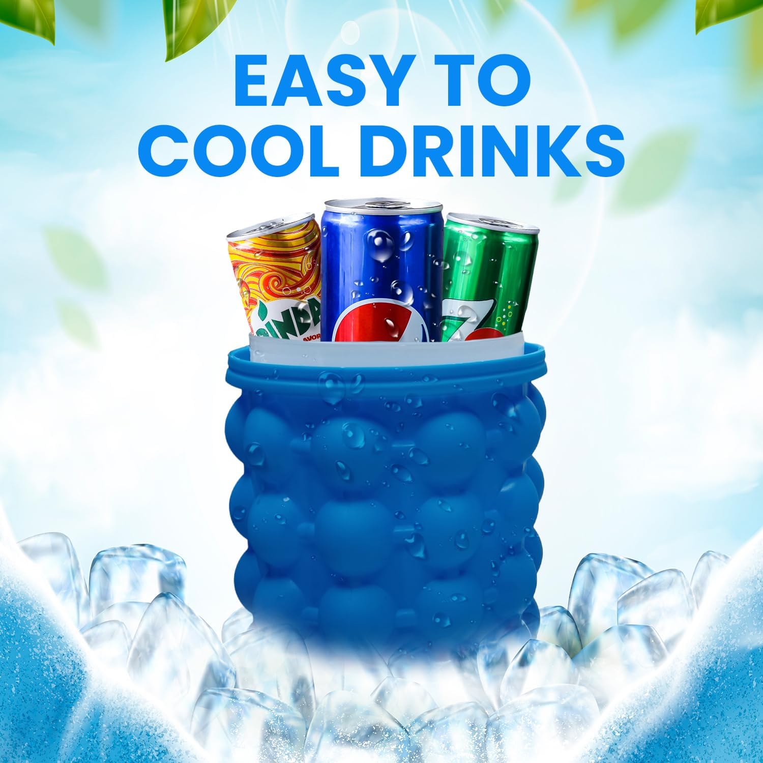 Ice cube bottle (2 in 1)