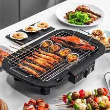 Electric BBQ Grill with 5 Adjustable Temperature